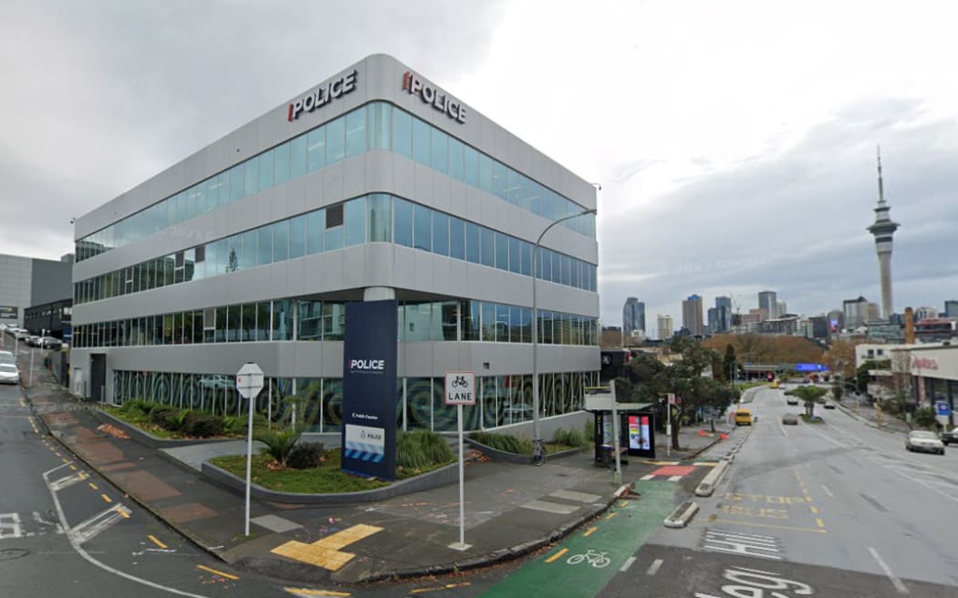 The central Auckland police headquarters in Freeman's Bay.