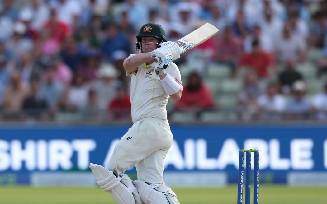 Steve Smith of Australia batting