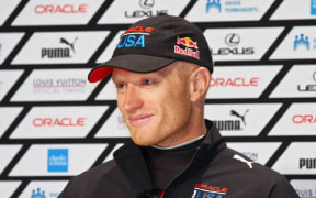 The Australian sailor Jimmy Spithill wins the America's Cup with Oracle Team USA.