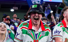 Fans and supporters for Warriors v Cowboys, Magic Round.