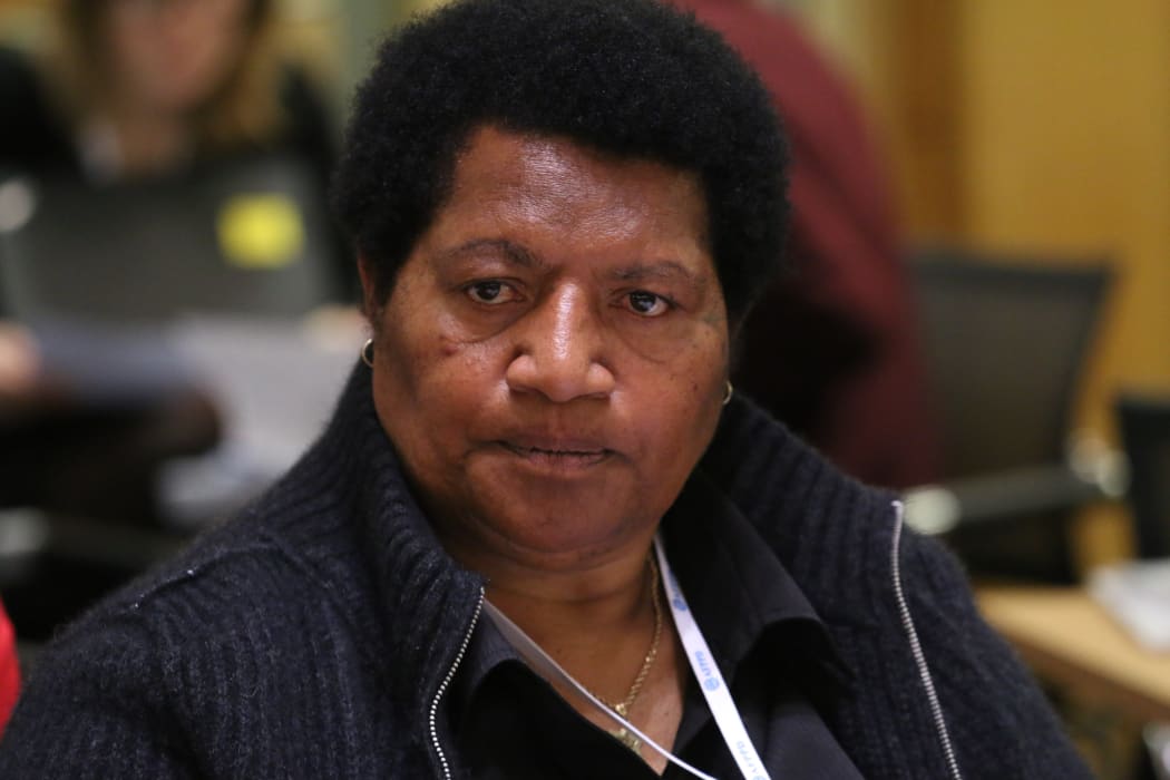 The former governor of Eastern Highlands province, Julie Soso.