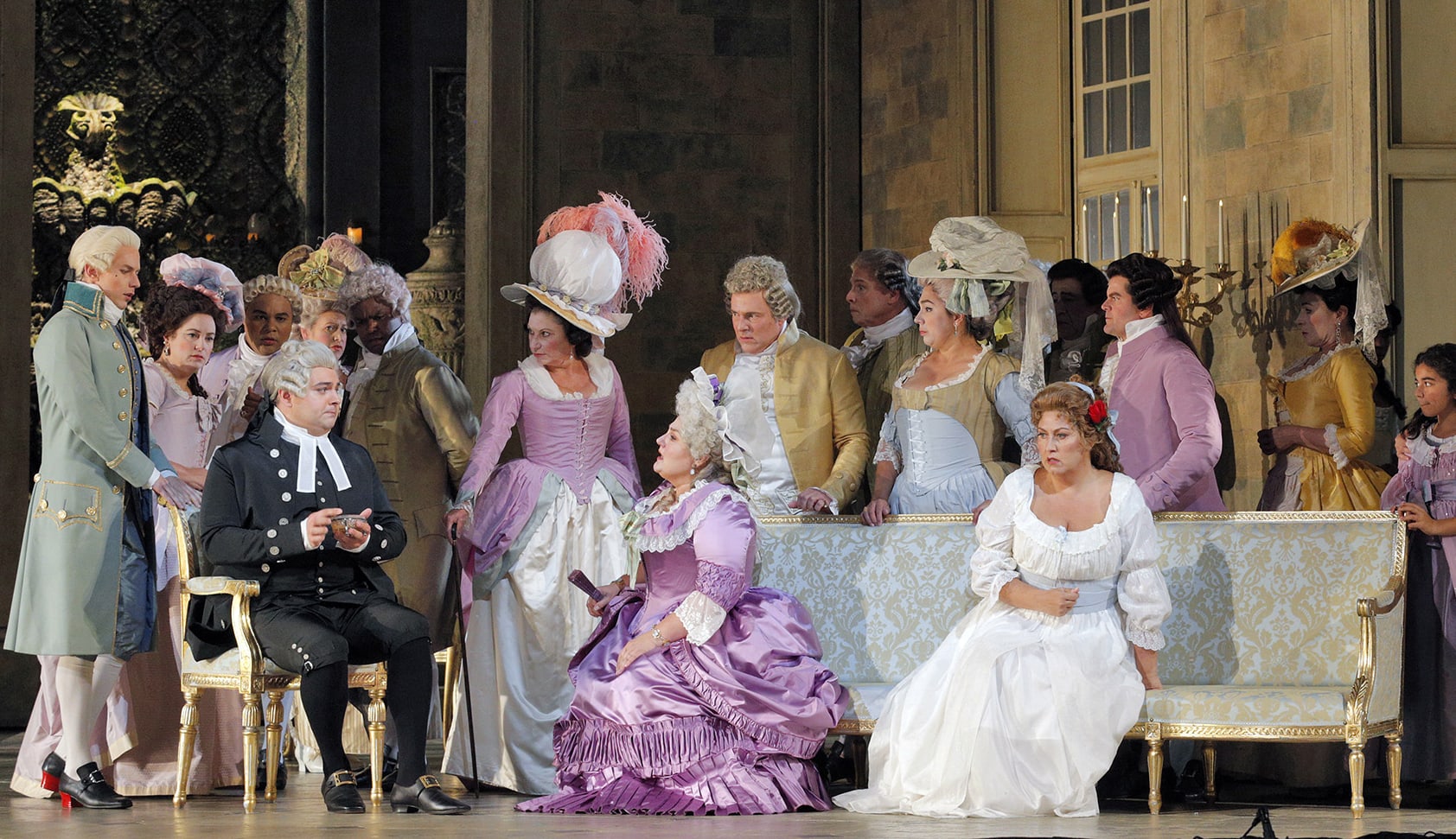 A scene from Andrea Chénier at San Franciso Opera