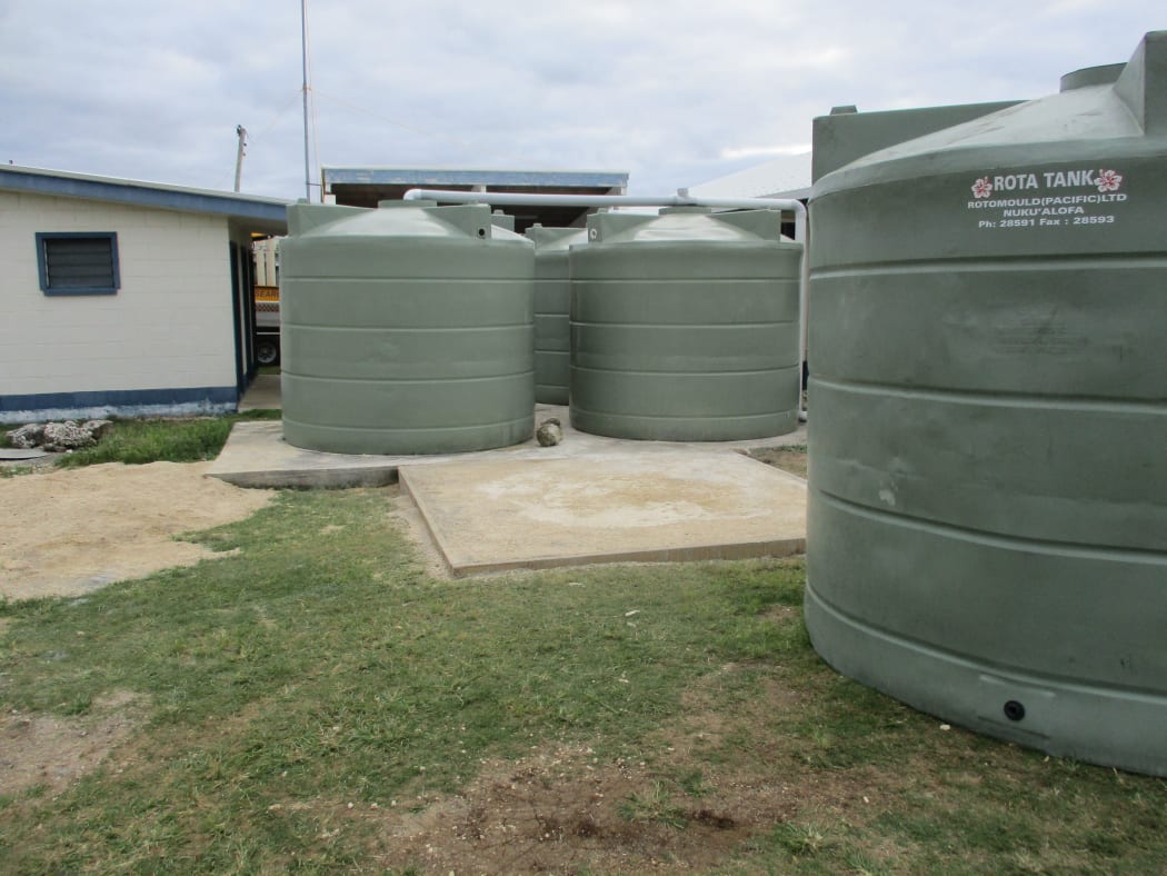 Nine water tanks were installed under the Tropic Twilight exercise including these at Pangai fire and police station.