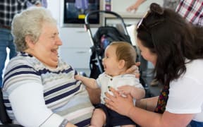 More than a dozen families have signed up to Lucy Adlam's Inter-generational Playgroup meet-ups