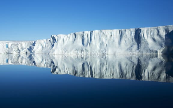 Ice cliff near Mawson.
