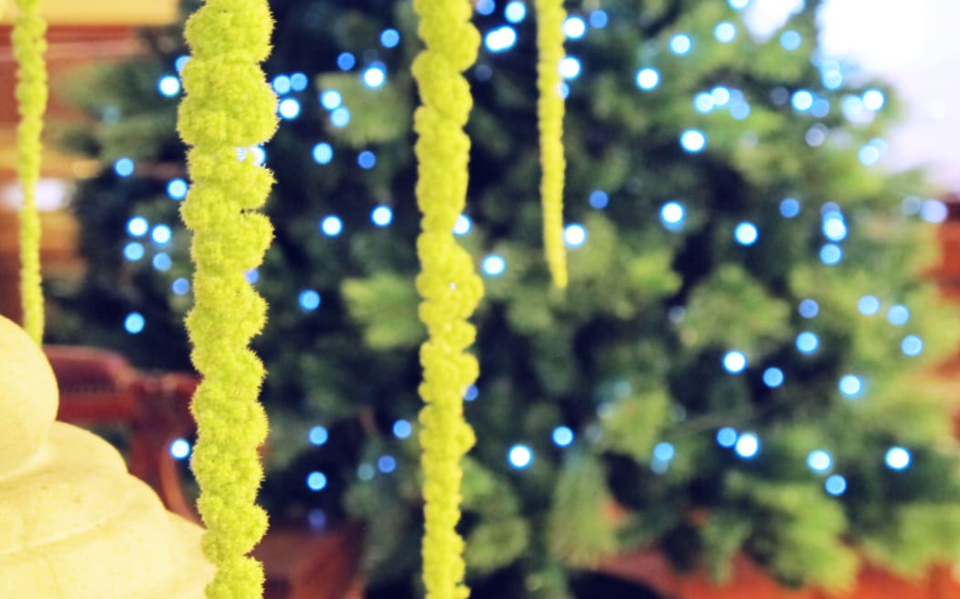Christmas decorations at St Patrick's Cathedral