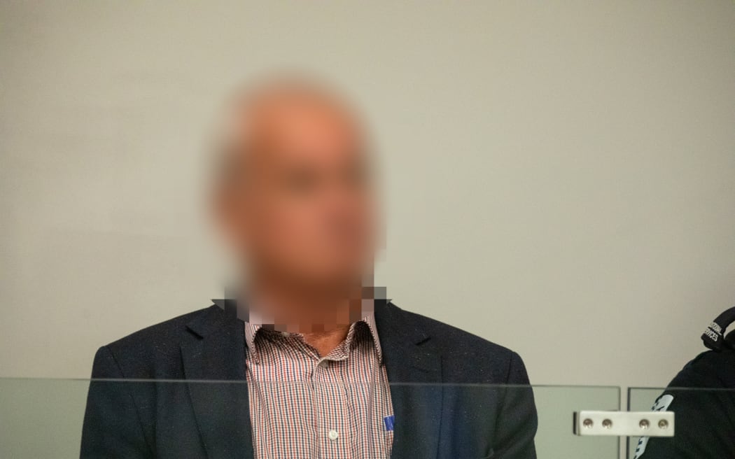 Former political figure during his sentencing for sexually abusing two teenage boys nearly 30 years ago at Auckland District Court on 22 November 2024.