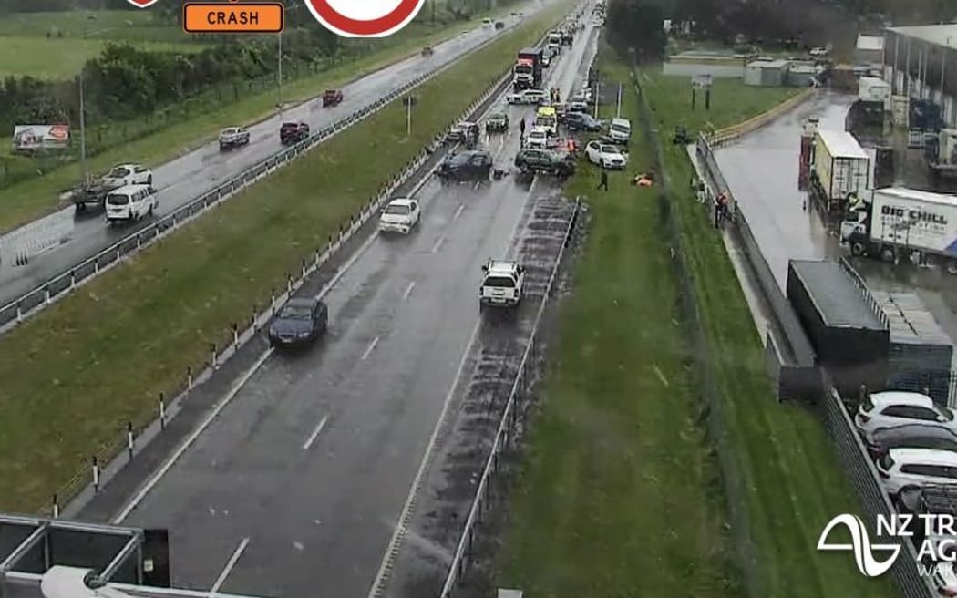 A multi-vehicle crash occurred on SH1 north of Christchurch on Tuesday 28 October 2025.