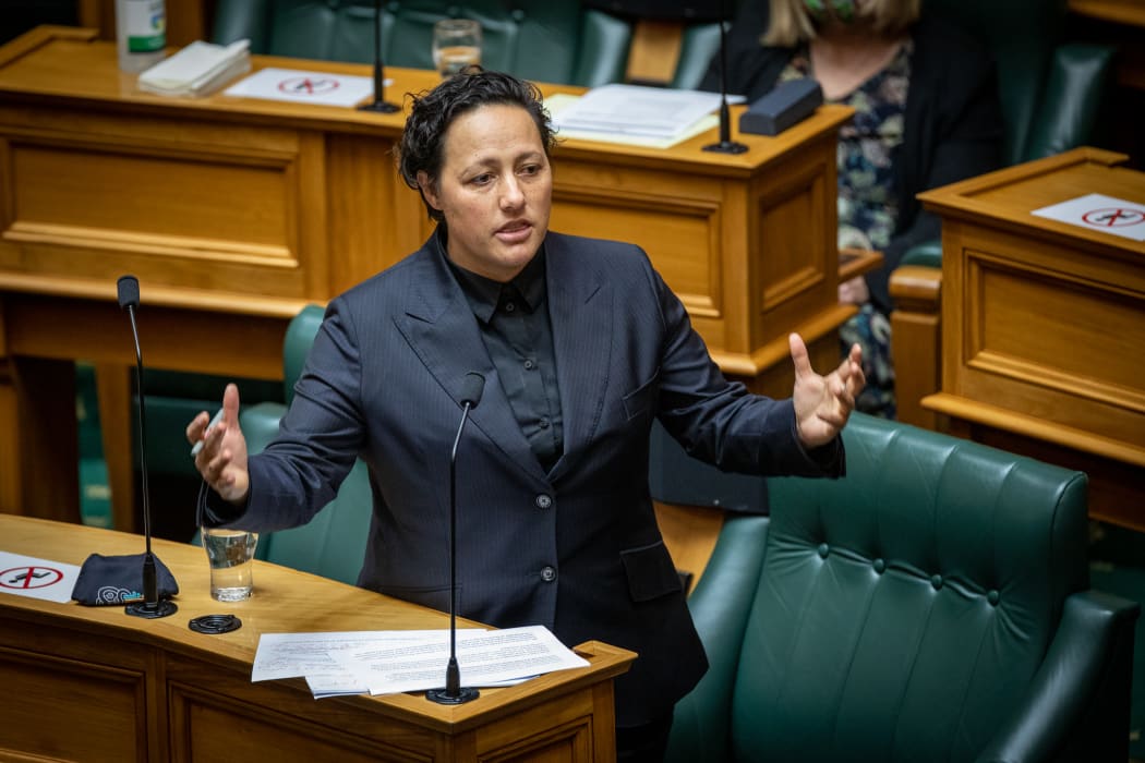 Labour MP Kiri Allan during the General Debate