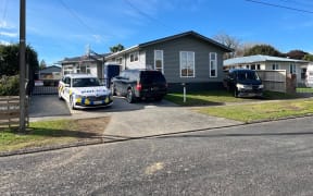 A house in the suburb of Hillcrest in Hamilton where suspected human remains were found during excavation work on 18 June 2024.