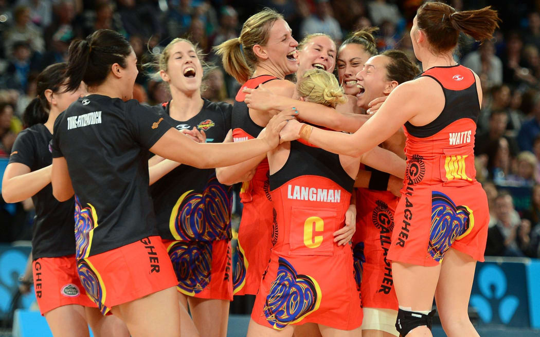 Magic win the Grand final against Melbourne Vixens in Melbourne. 2012 ANZ Netball Championship.