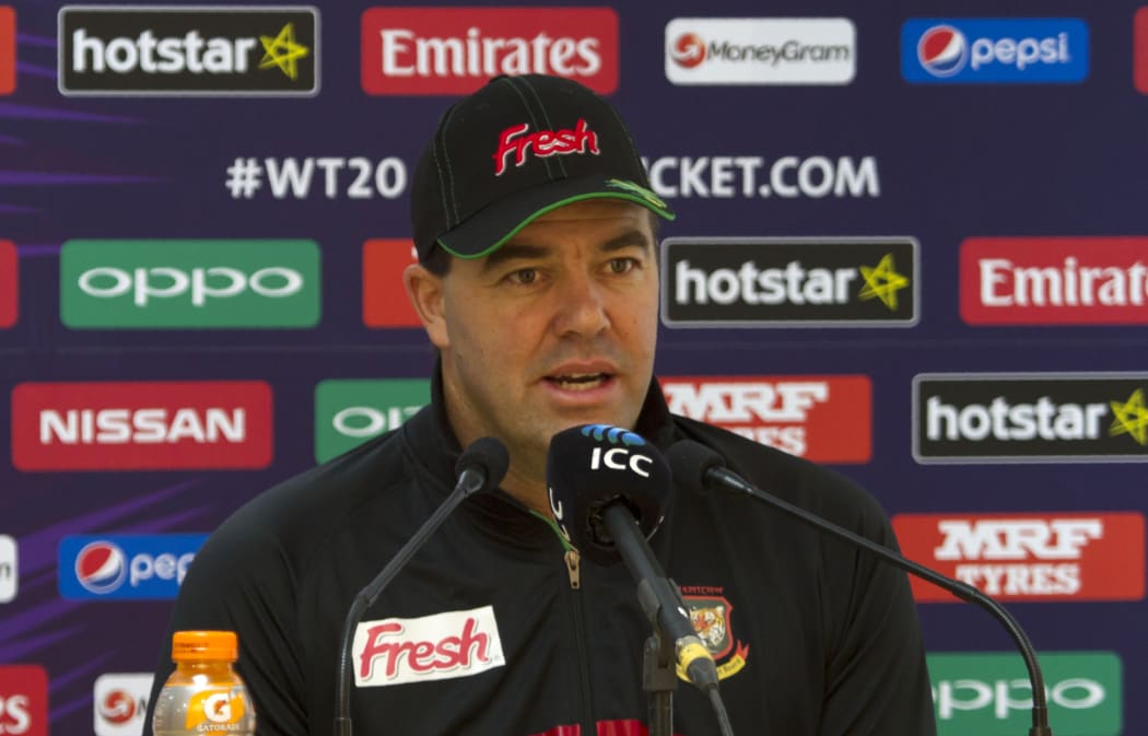 New Zimbabwe head coach Heath Streak during his time with the Bangladesh team