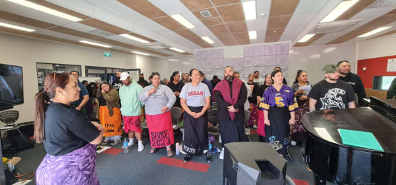 All day rehearsal session for Wellington's Signature Choir who will perform again with the New Zealand Symphony Orchestra this Friday in Auckland.