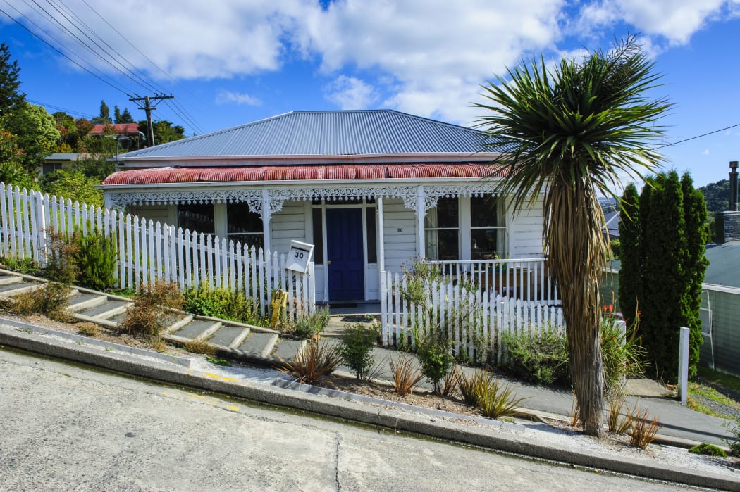 Baldwin Street, the world's steepest residential street, Dunedin.