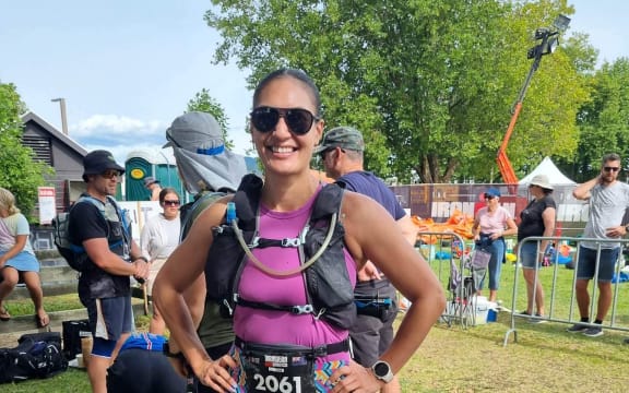 Aria Clapperton is a Māori marathon runner who wears HOKA shoes.