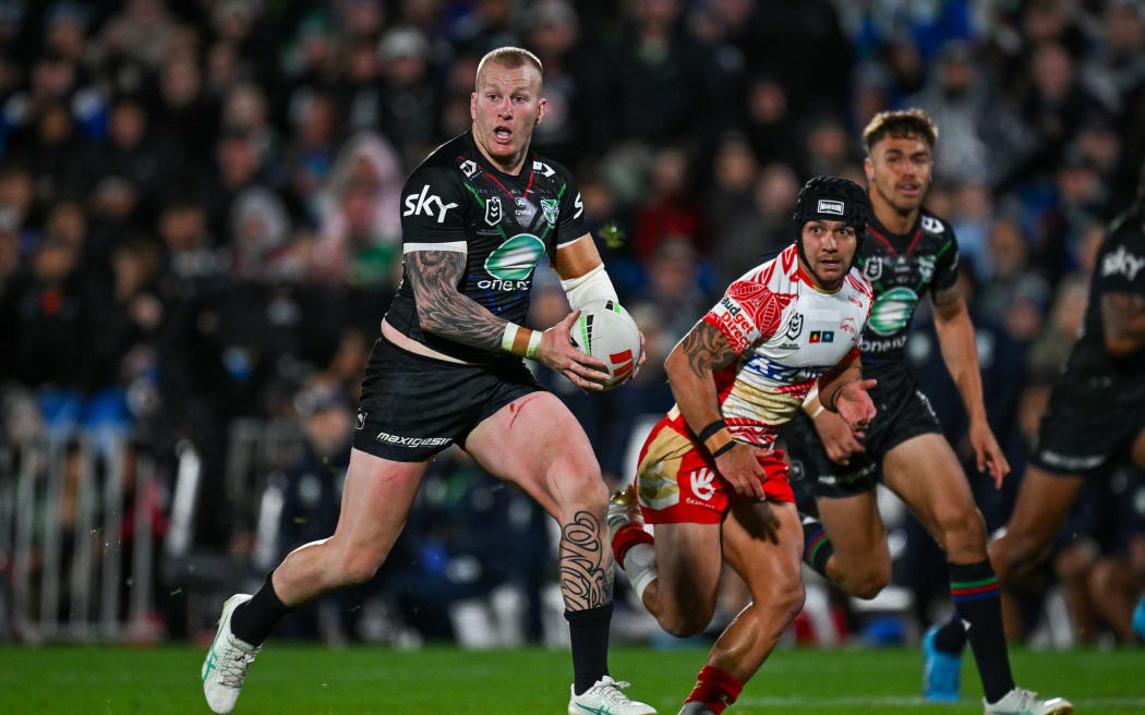 Warriors captain Mitchell Barnett.