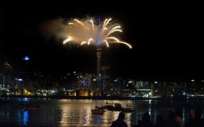 Fireworks displays from the Sky Tower.