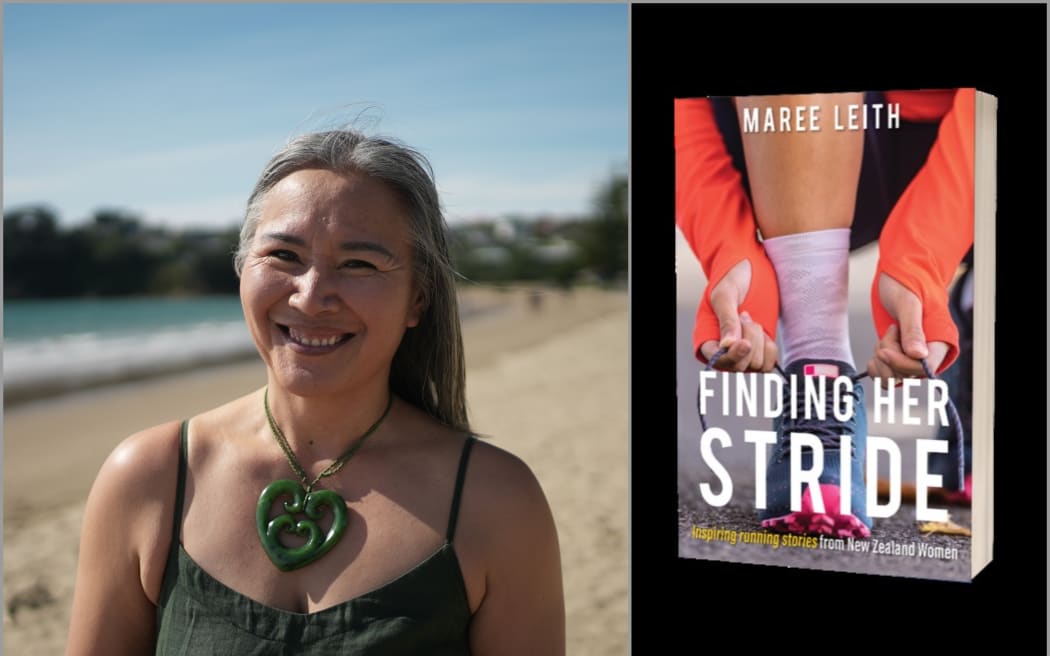 Picture of Maree Leith and her book Finding Her Stride.