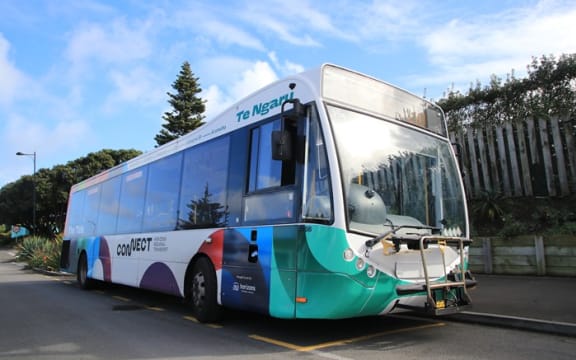 A Te Ngaru The Tide bus.