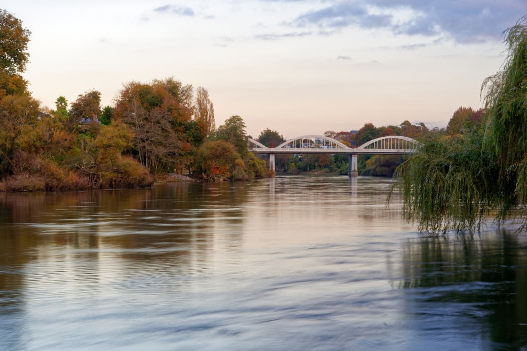 Waikato river near Fairfield Bridge, Hamilton