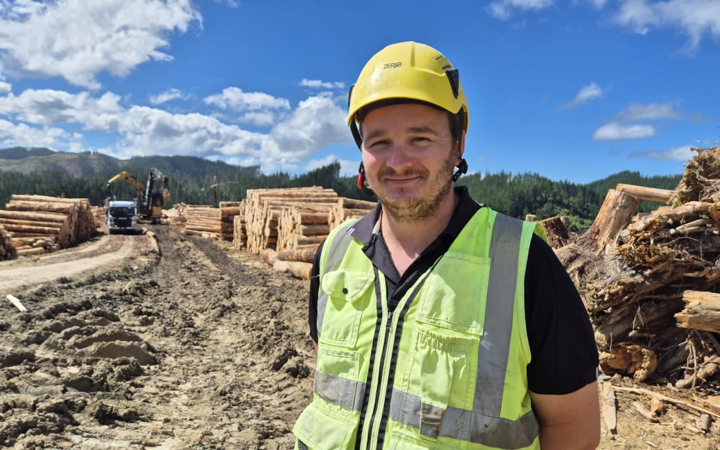 Aratu Forests Ltd harvesting manager Andre van Haandel told RNZ they are reducing the number of trees planted in steep areas.