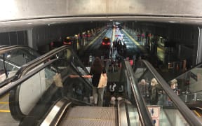 The power is out at Auckland's Britomart train station.