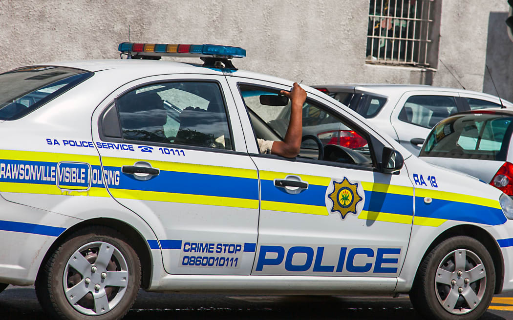 Polizeistreife in Kapstadt