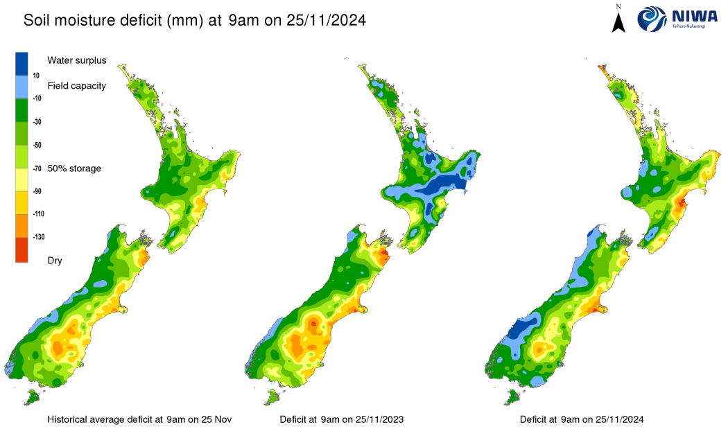 Hawke's Bay rainfall