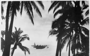 Advertisement for Travel to Tahiti 1950's