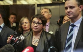 Metiria Turei and James Shaw after Greens caucus. Two Green Party MPs, Kennedy Graham and David Clendon have withdrawn from their party's caucus, following their criticism of co-leader Metiria Turei.
