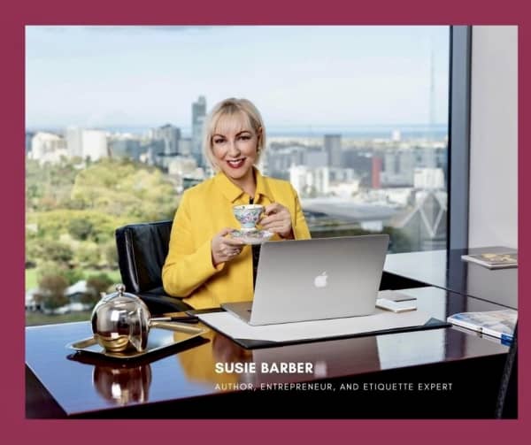 Etiquette coach and author, Susie Barber.