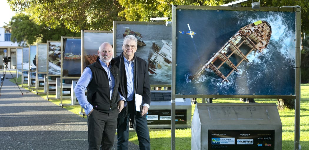 Graham and Ross Brown were the main photographers hired by Maritime NZ during the Rena Disaster