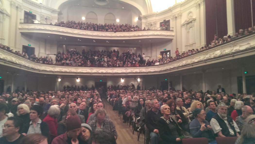 Auckland town hall on Monday night.