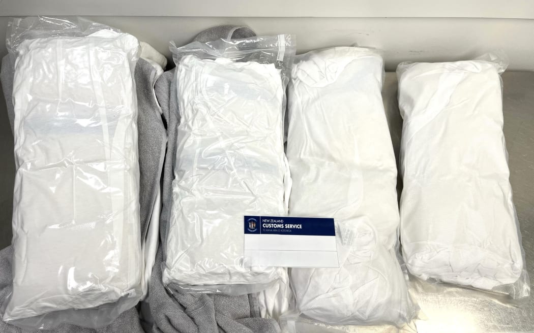 Customs found 14kg worth $5m in a Canadian's suitcase.
