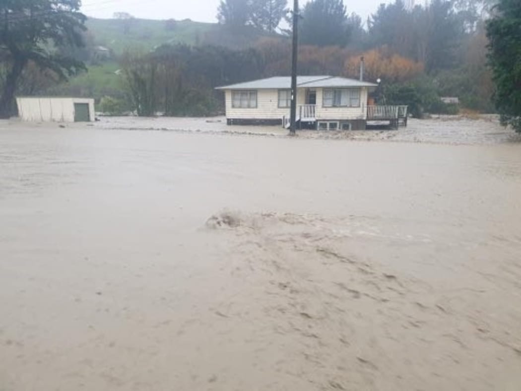Homes in Tokomaru Bay were severely damaged by the flooding this weekend.
