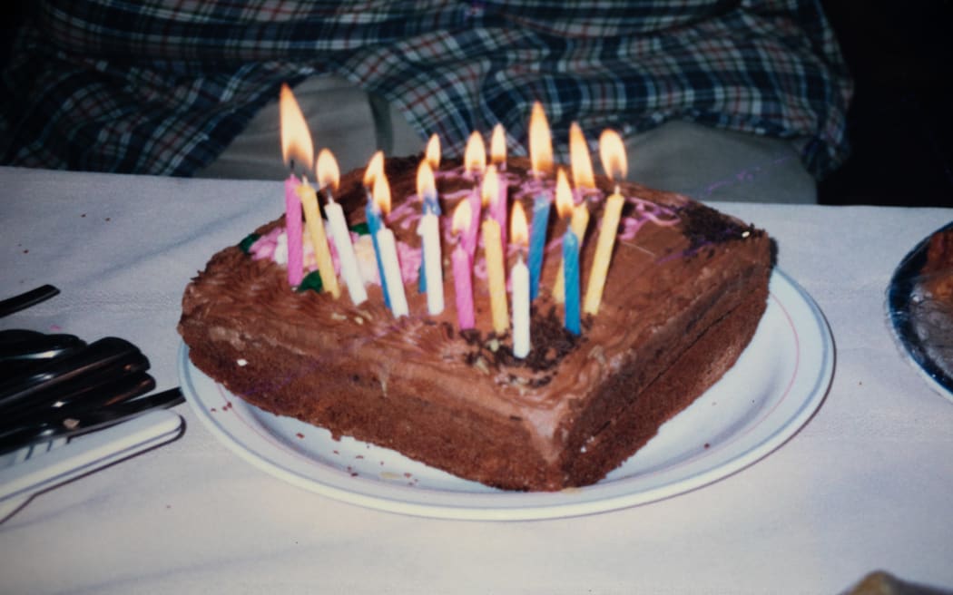 Jay's favourite cake on his birthday is chocolate mudcake. His mum still takes him one every year. Notably this year when she took on in this year to his unit they weren't allowed to light the candles.