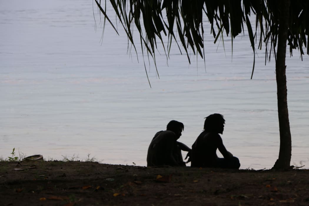 Shoreline at Tinputz, Bougainville.