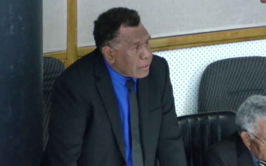 Former Solomon Islands' MP, Jamie Vokia, who was ousted from parliament on Friday 15 February 2020, through a successful election petition in thecountry's High Court.