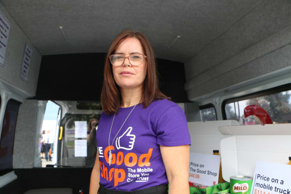 The Good Shop project manager Jodi Hoare says the truck will offer financial advice to those who buy from them.