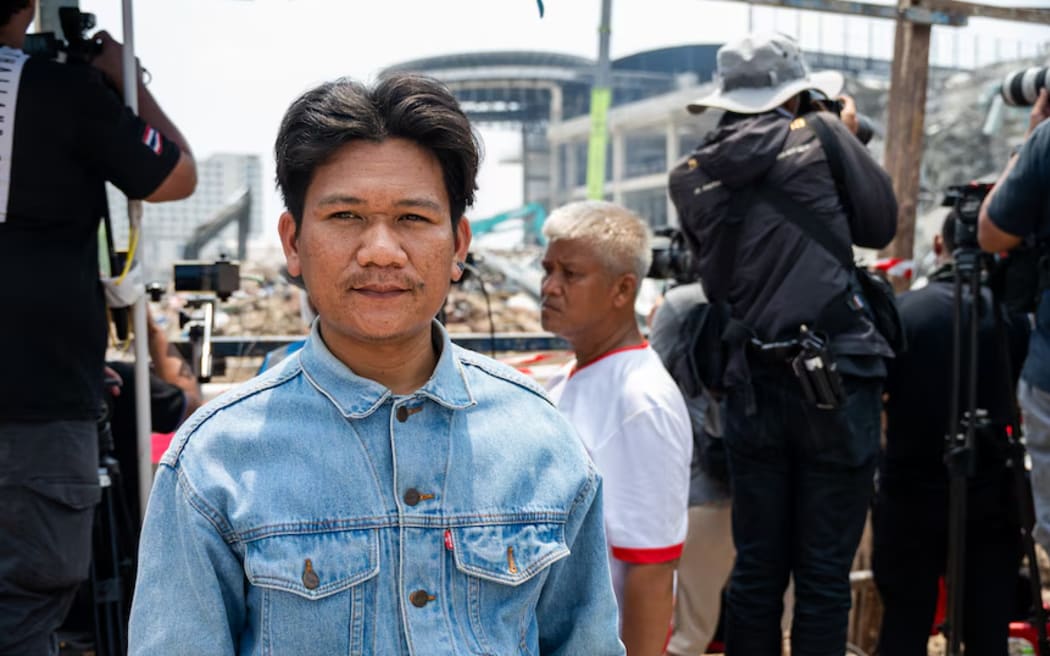 Pornsak Seingsing said he was on the fifth floor of the building when the earthquake struck.