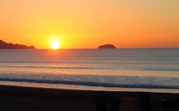 Sunrise, Waikanae Beach, Gisborne
