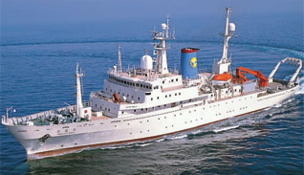 The Hakuho Maru is a large-scale research vessel operated by an independent Japanese research institute