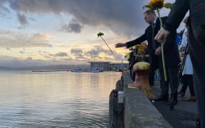 Andrew Little at Ukraine war anniversary event in Wellington