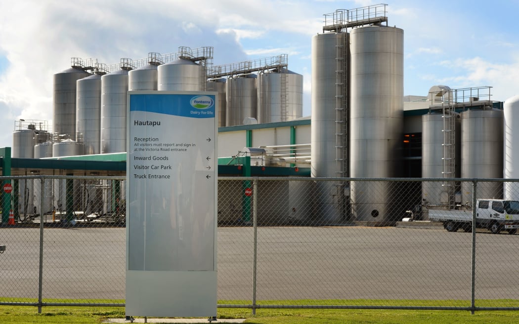 Fonterra's Hautapu dairy factory near Cambridge.