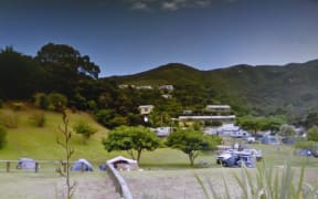 Karikari story:   Perehipe reserve looking from beach towards Top Ten Holiday Park