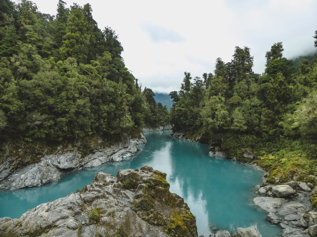 The Hokitika Gorge on the West Coast of the South Island