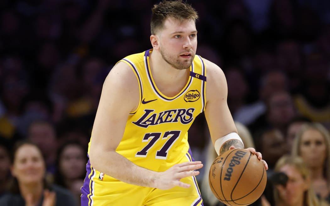 Luka Doncic of the Los Angeles Lakers.