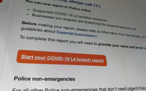 NZ Police's Covid-19 breach report page.
