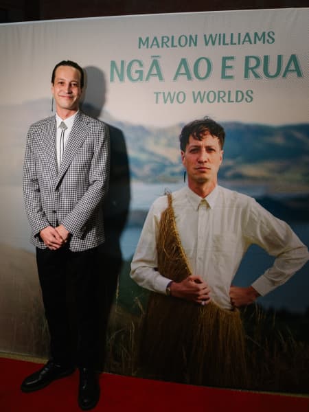 Marlon Williams at the world premiere of his documentary Ngā Ao E Rua – Two Worlds.