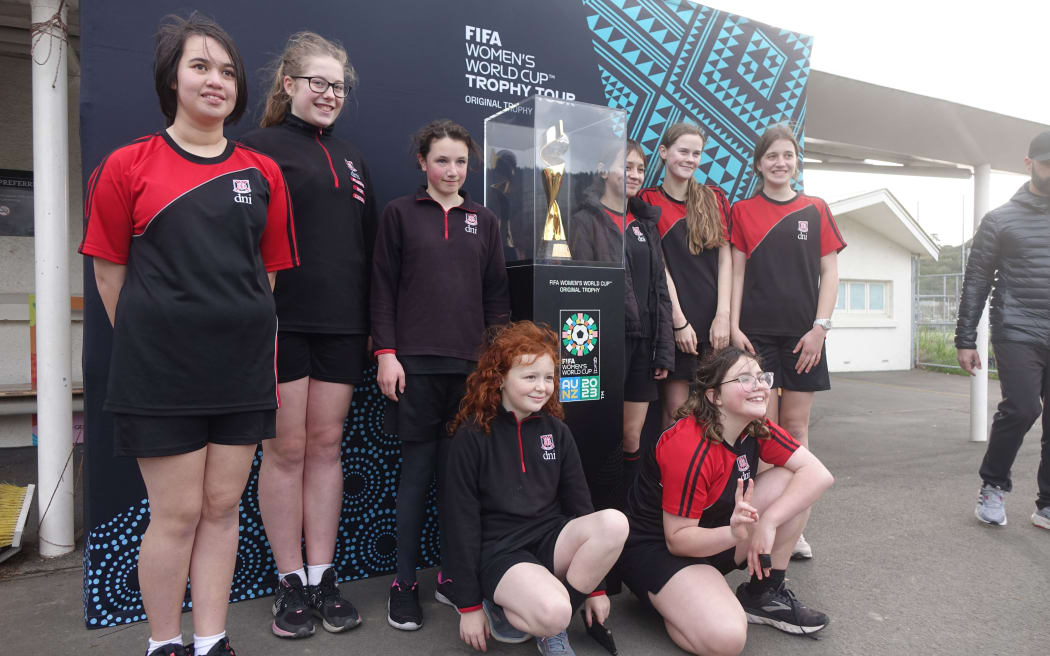 Dunedin North Intermediate with FIFA women's world cup